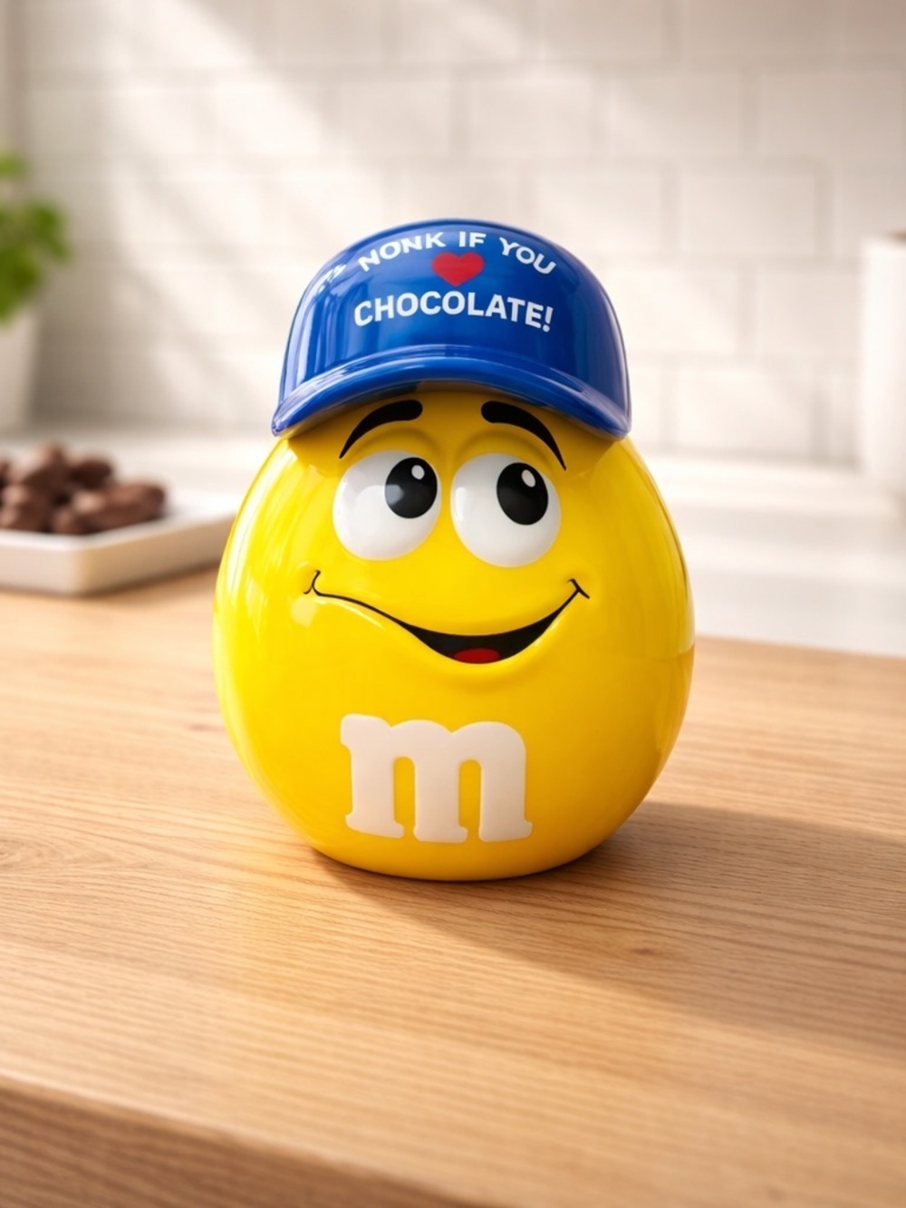 Galerie M & M Candy Cookie Treat Jar “Honk If You Love Chocolate” Baseball Cap